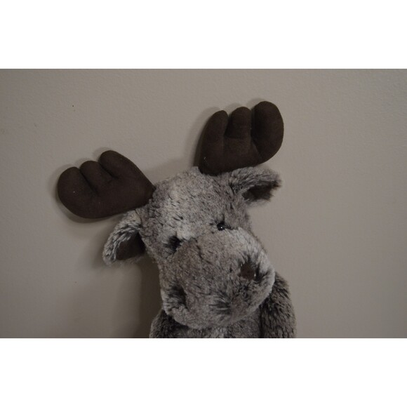 Jellycat Bashful Marty Moose Stuffed Animal Very Soft Brown Plush 12" Retired - Picture 7 of 8